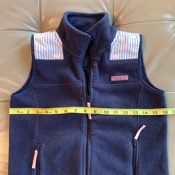 Vineyard Vines Navy Zippered Vest - Picture 6 of 7